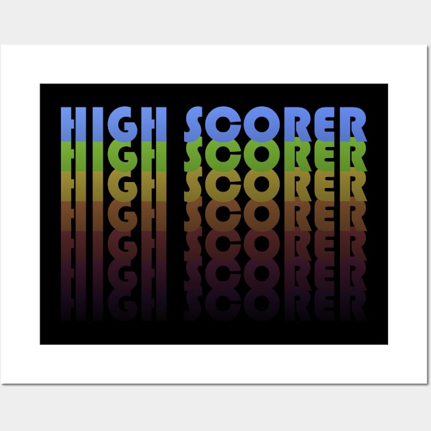 High Scorer Gamer Vintage Wall Art by Flippin' Sweet Gear